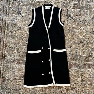 Zara Knitwear Dress with Pearl details